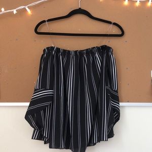 Eclipse off the shoulder quarter length blouse